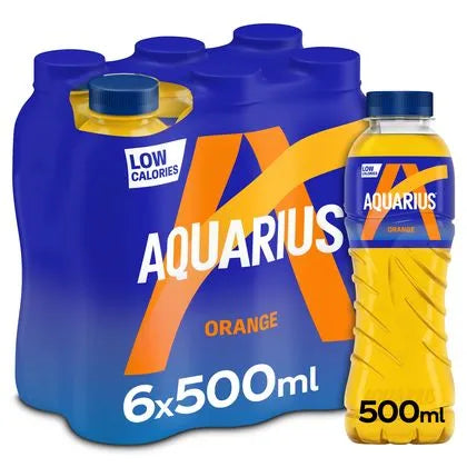 AQUARIUS ORANGE PACK DE 6*50CL