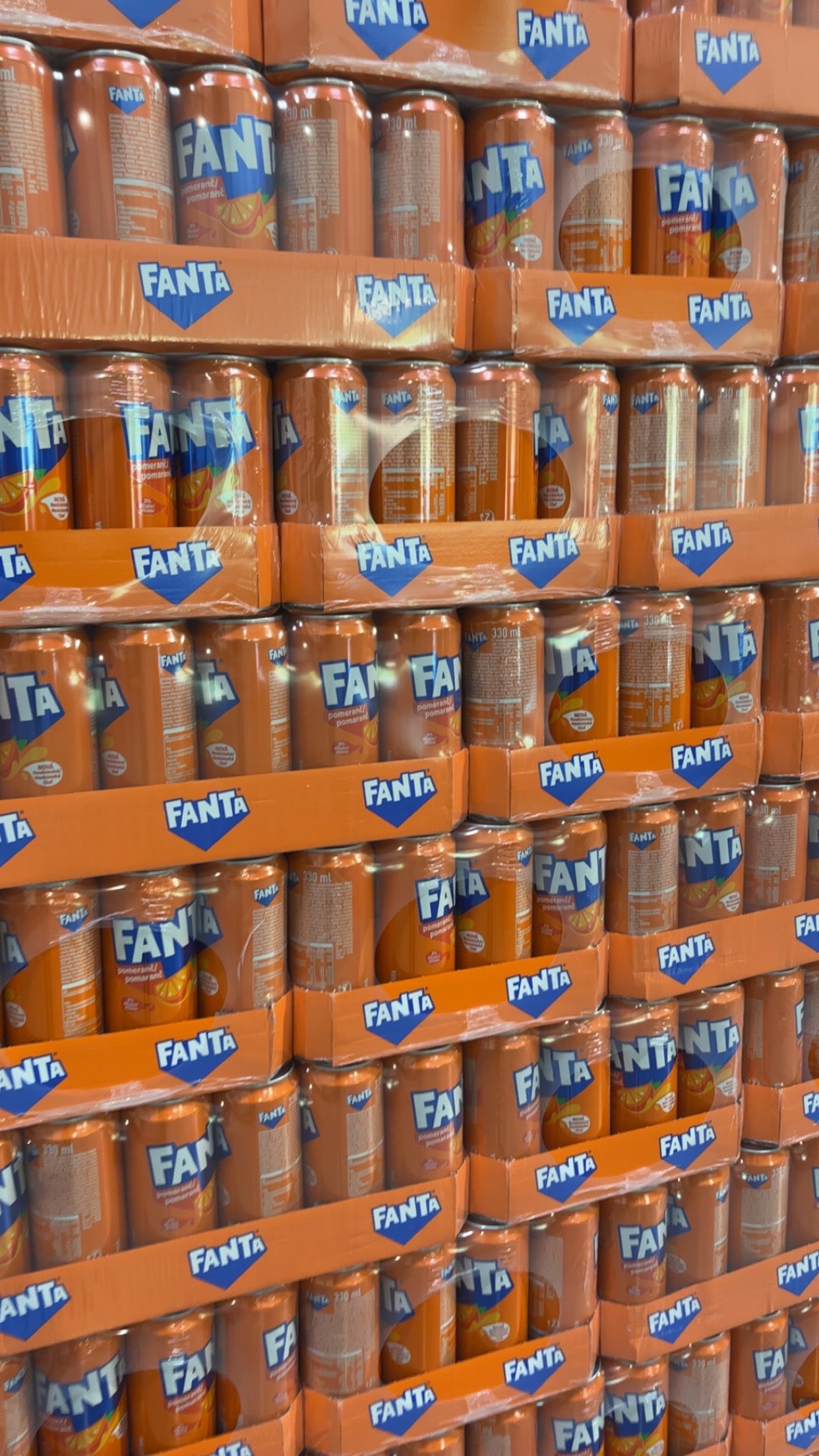 FANTA ORANGE PACK DE 24*33CL