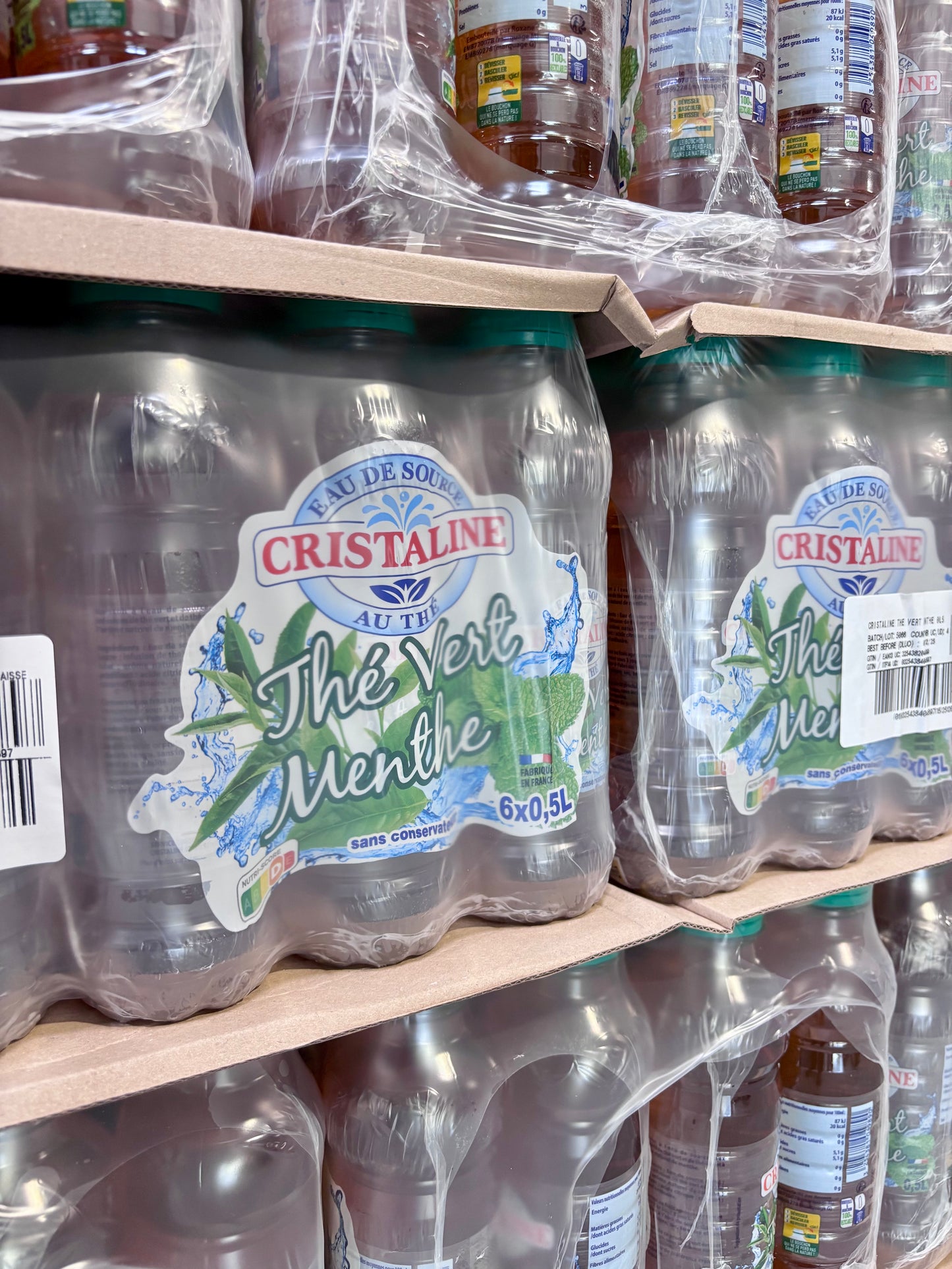 CRISTALINE THE VERT MENTHE PACK DE 24*50CL