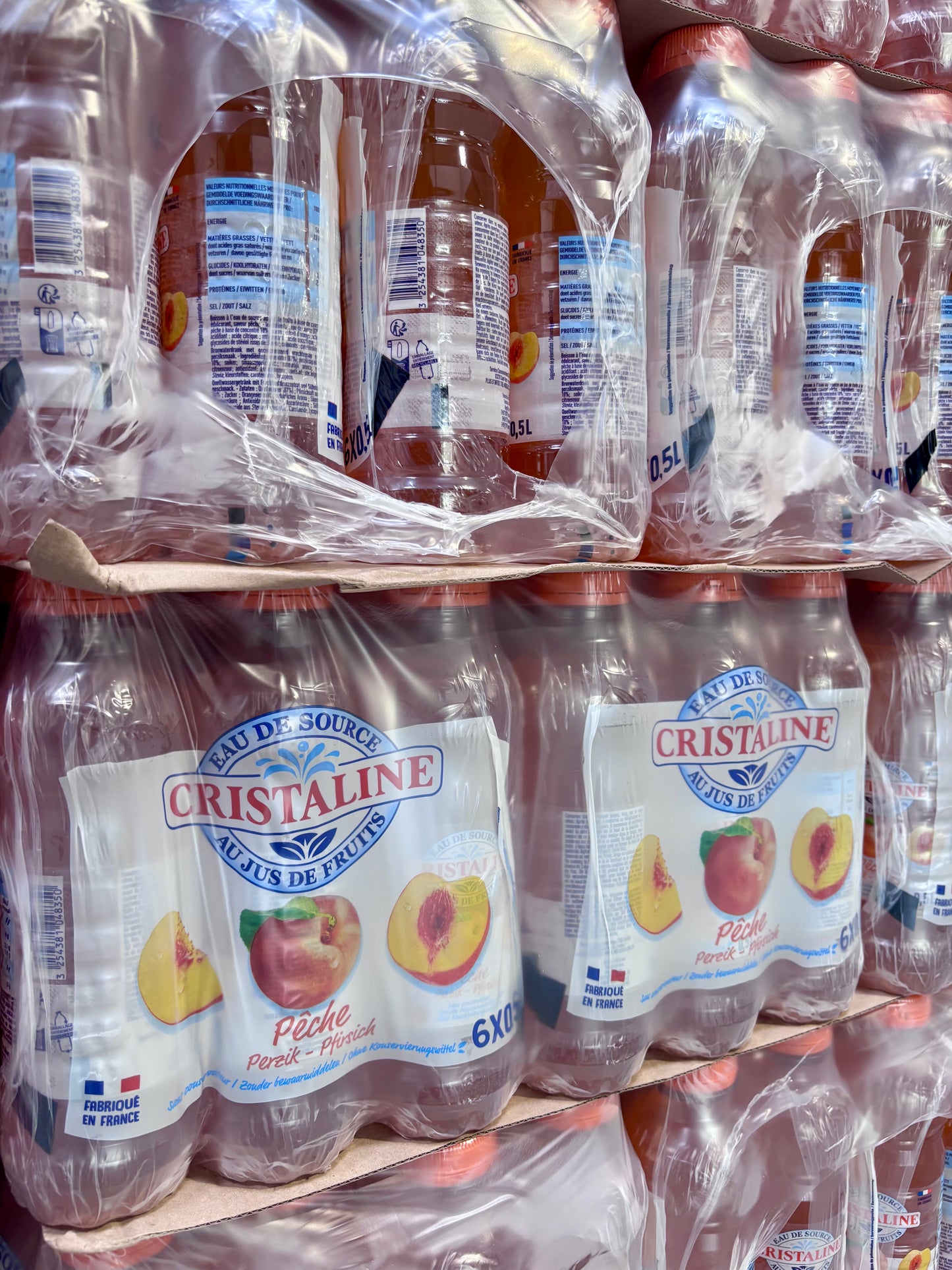 CRISTALINE PÊCHE PACK DE 24*50CL