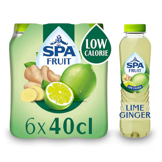 SPA FRUIT CITRON VERT GINGEMBRE 6X40CL