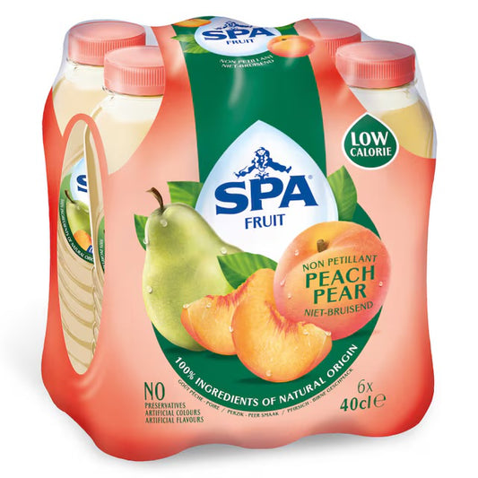 SPA FRUIT PÊCHE POIRE 6X40CL