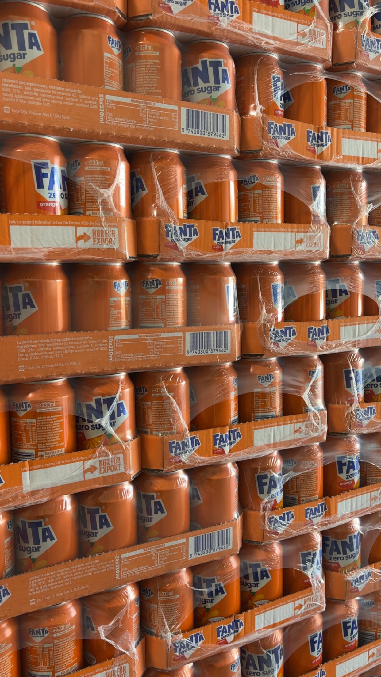 FANTA ORANGE ZERO PACK DE 24*33CL