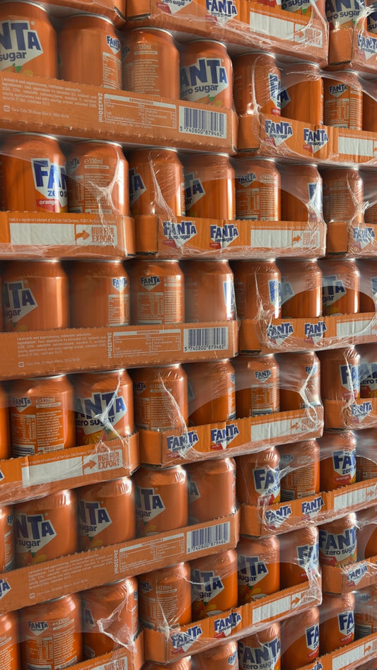 FANTA ORANGE ZERO PACK DE 24*33CL