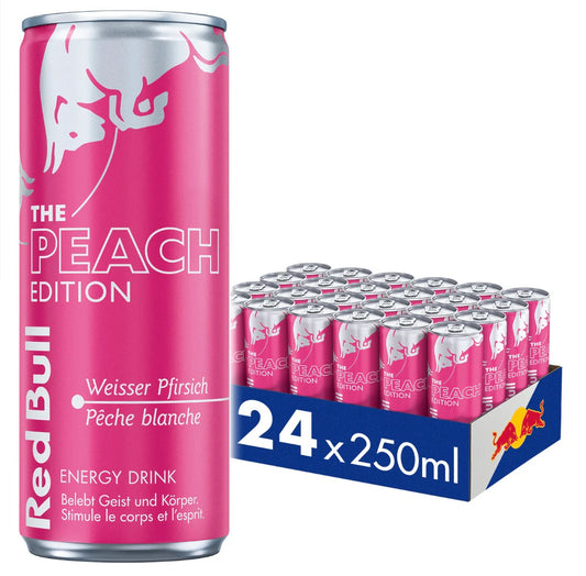 RED BULL PEACH EDITION PACK DE 24*25CL