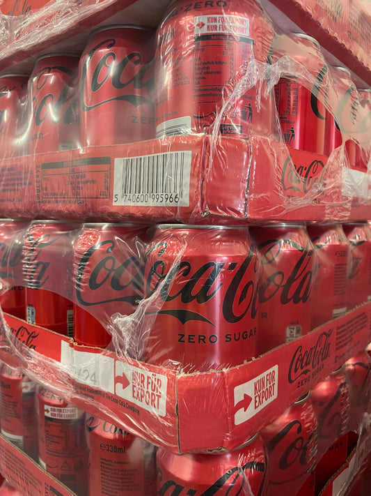 COCA-COLA ZERO PACK DE 24*33CL