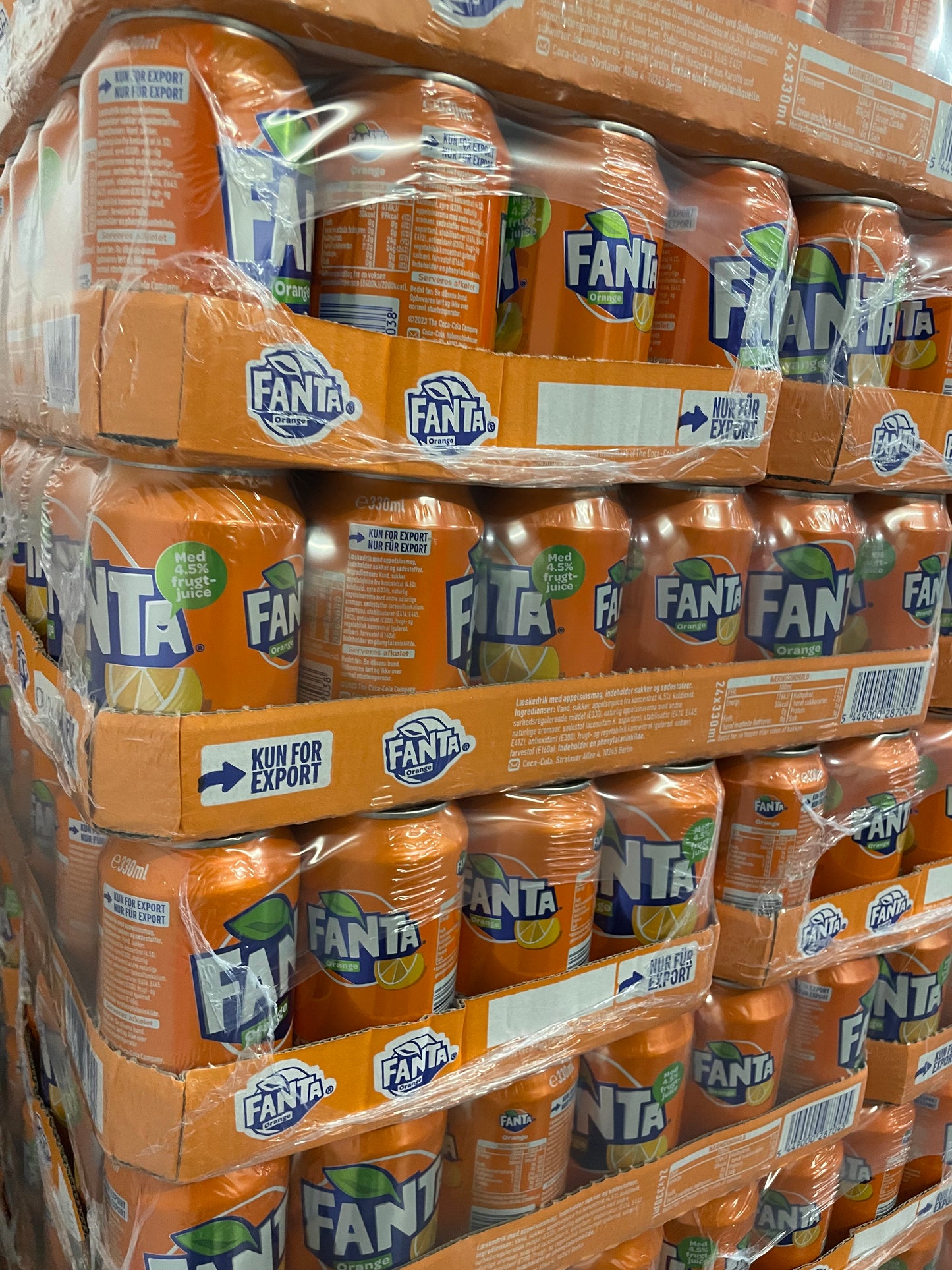 FANTA ORANGE PACK DE 24*33CL