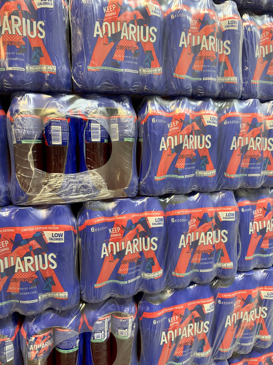 AQUARIUS RED PEACH PACK DE 24*50CL