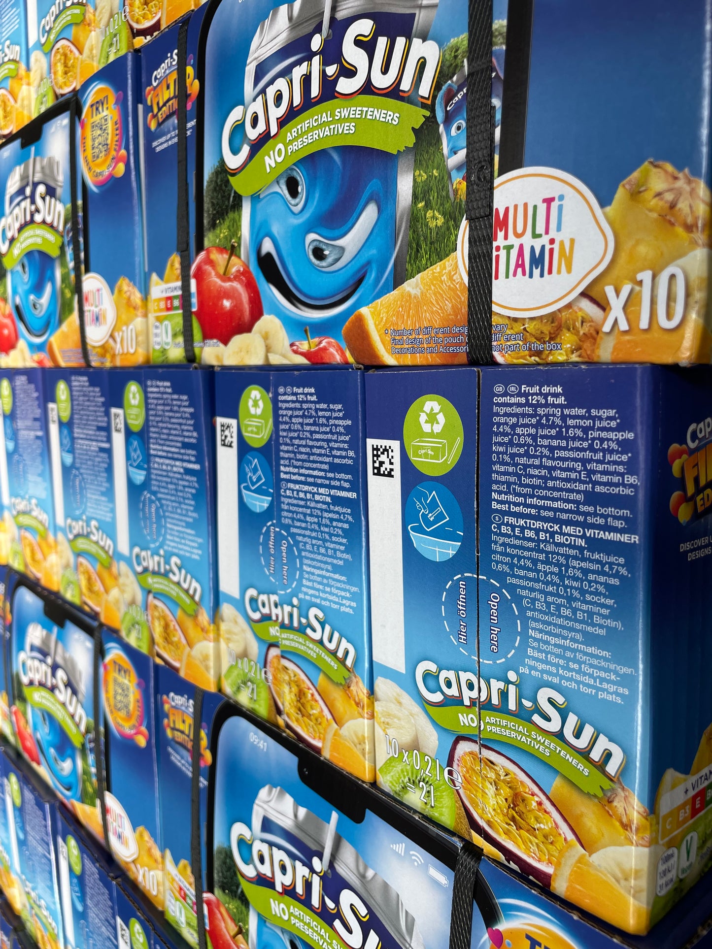 CAPRI-SUN MULTIVITAMINE PACK DE 40*20CL