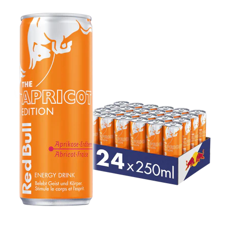 RED BULL APRICOT EDITION PACK DE 24*25CL