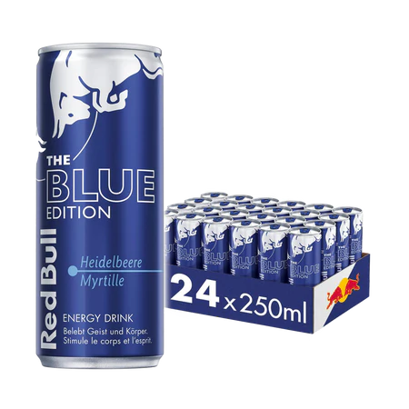 RED BULL BLUE EDITION PACK DE 24*25CL